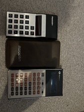 Vintage Lloyds Accumatic 334 VFD Display Calculator With Original Stand & Manual