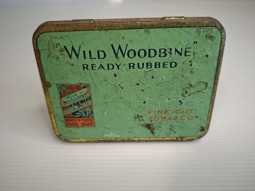 Vintage tobacco tin wild - tobacco,