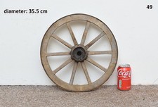 Vintage old wooden cart wagon