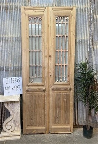 Antique french double doors - french,