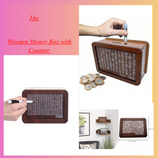 1pc wooden money - wooden,