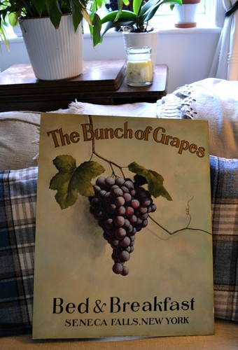 The bunch grapes bed - bunch,