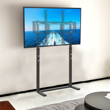 2-Legs Stable TV Floor Stand Studio Mount 32 45 50 55 60 65 70 75 85 90 100" LED