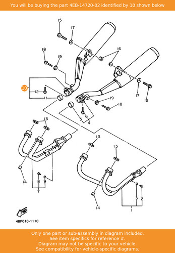 Yamaha muffler assy - yamaha,