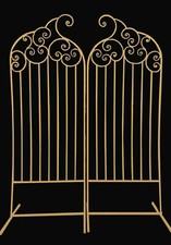 Gold French Door Backdrop –