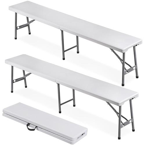 2pcs 6ft plastic folding - 2pcs,
