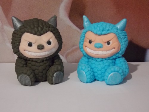 Edible fondant labubu figures - edible,