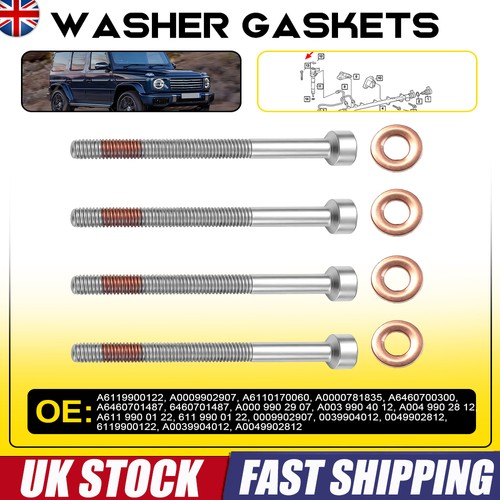 Injector bolts washer - &,