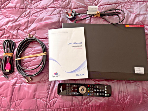Humax foxsat hdr 500gb hdd - humax, foxsat-hdr
