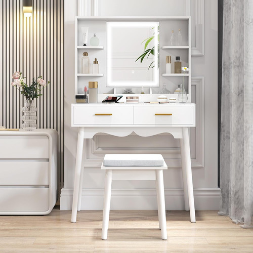 Dressing table with - dressing,