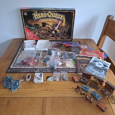 Rare Hero Quest Advance Quest 1992 Board Game 100% Complete 