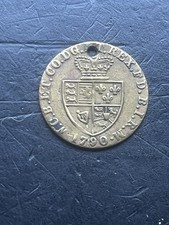 1790 King George III Spade Guinea Gaming Token (Holed)