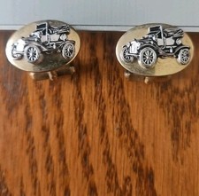 Vintage Gold Toned Old Car