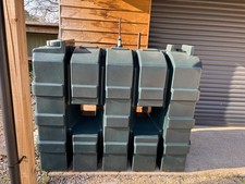 Slimline plastic oil tank for