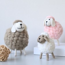 Mini Table Ornament Sheep Wool