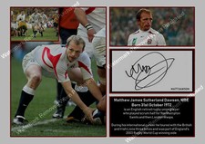MATT DAWSON 2003 RUGBY WORLD