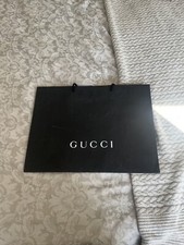 Genuine Black Gucci Gift Bag