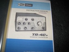Drake TR- 4CW Instruction Manual Photocopy