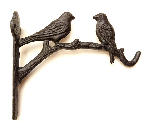 Cast iron ornate - iron, birds