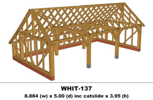 European oak garage bay - european,