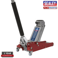 Sealey RJAS1500 Trolley Jack 1.5 Tonne Ton Aluminium Steel Rocket Lift Low Entry
