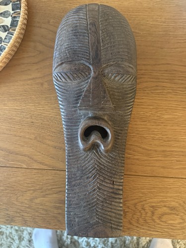 Wooden baluba mask - wooden, art