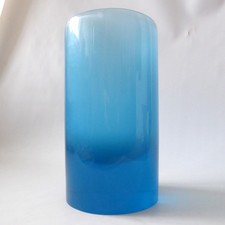 Large blue lucite perspex