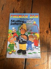 Knitting Pattern Gary Kennedy Fireman Sam 5 Patterns 1980s Original