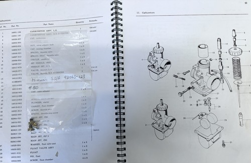 Genuine used mikuni main jets - genuine,