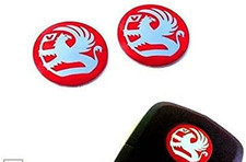 VAUXHALL 2 X NEW KEY FOB BADGE