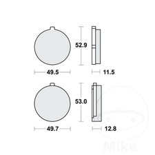 TRW Brake Pads front 1 Set