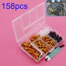 1 Set 158pcs Gold Fairing Body