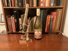 Good antique microscope - a,