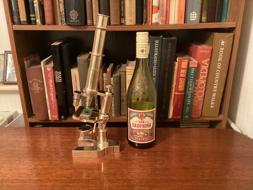 Good antique microscope - a,