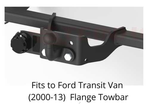 Flange neck tow bar - bar, for