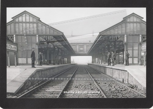 Heaton railway station - railway,