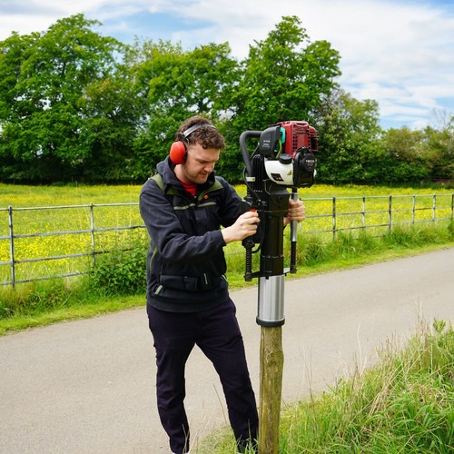 4stroke post driver petrol - 4stroke,