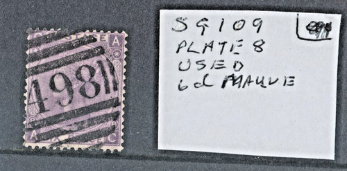 Queen victoria 109 - sg, 8