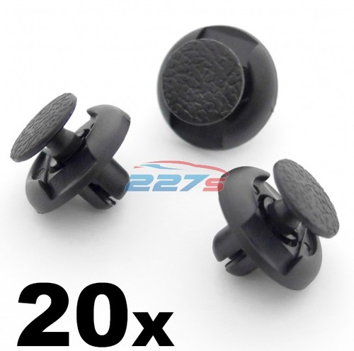 20x 7mm plastic - plastic, trim