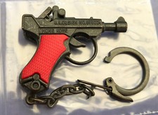 VINTAGE KEY RING Lugger Gun
