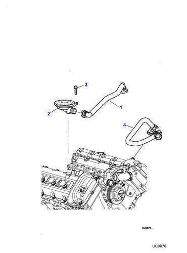 Jaguar crankcase breather - jaguar,