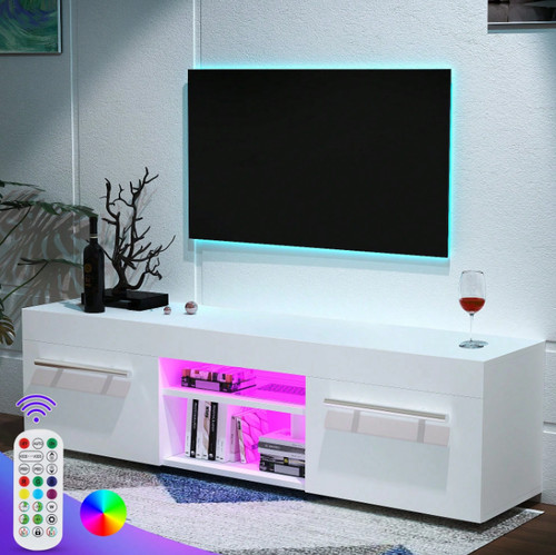 Modern floating unit led - tv,