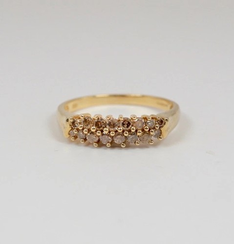 9ct yellow gold - gold, champagne