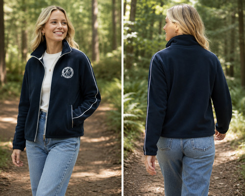 Joules navy embroidered fleece - joules,