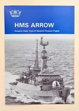 Original Royal Navy HMS Arrow 'Welcome Aboard' Leaflet