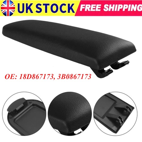 Black cloth armrest cover - cloth,