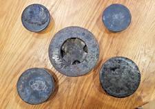 ORIGINAL DE DIETRICH 70CM GAS HOB BURNER & FLAME CAPS x 5 TM0547E2