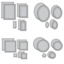 Rectangles Circles Metal Cutting Dies Embossing Die Cuts Scrapbooking Card Craft