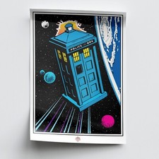 Doctor Who A3 Tardis Comic
