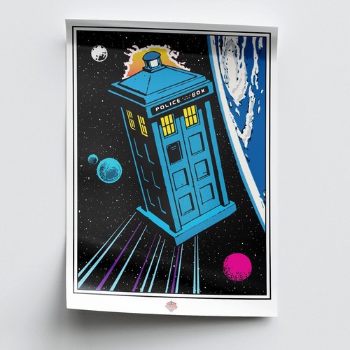 Doctor who tardis comic - doctor, a3